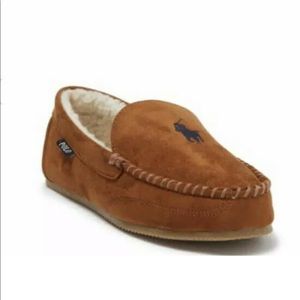 Polo Ralph Lauren Men's Polo Faux-Suede Slippers